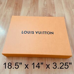 LV Louis Vuitton Gift Box - large box for bag {EMPTY BOX} (18.5" x 14" x 3.25")